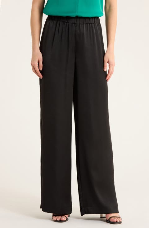 Olivia Wide Leg Pull-On Pants