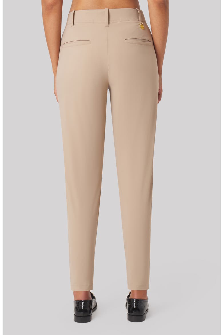 Kate Plaid Stretch Ankle Pants, Alternate, color, SAND BEIGE PLAID