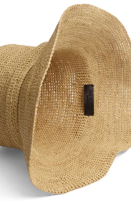 RAG & BONE RAG & BONE LELA PACKABLE STRAW BUCKET HAT