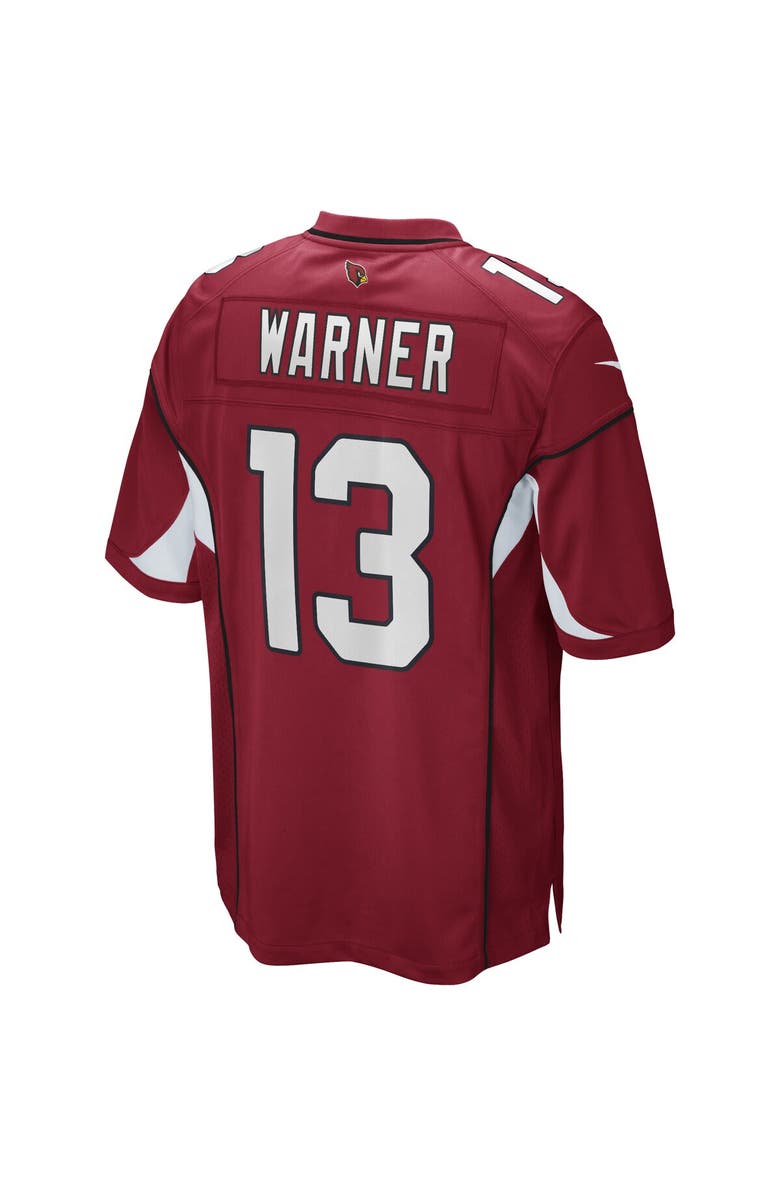 Nike Men's Nike Kurt Warner Cardinal Arizona Cardinals Game Retired Player Jersey, Alternate, color,