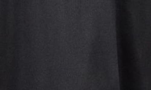 Dries Van Noten Bubble Hem Silk Stretch Satin Dress In Black