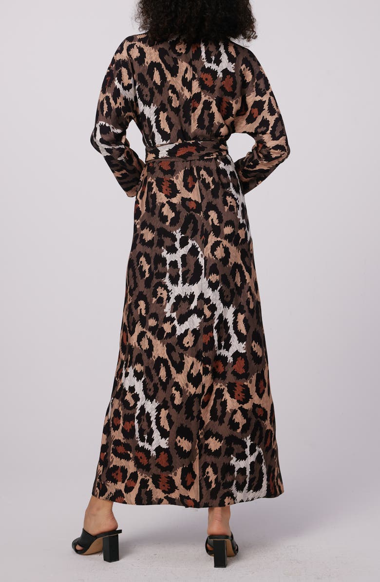 DVF Babette Reversible Long Sleeve Maxi Wrap Dress, Alternate, color, 