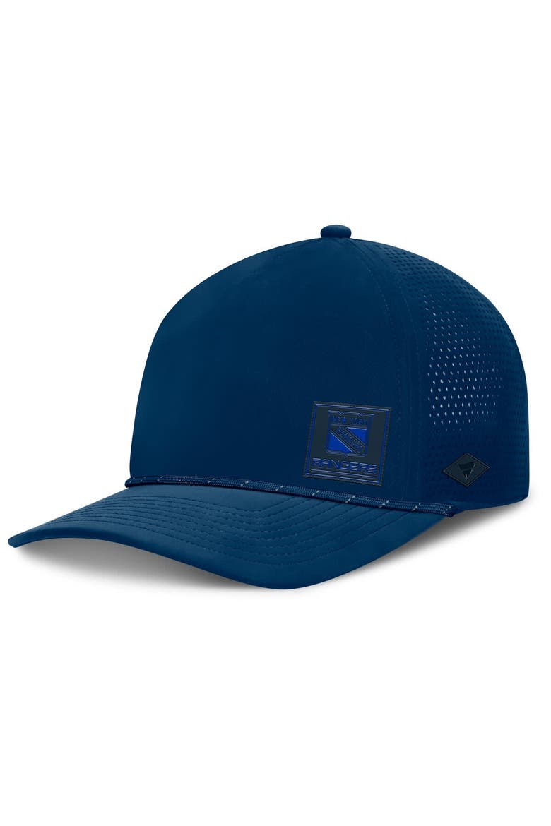 Men's Fanatics Blue New York Rangers Captain Rope Adjustable Hat, Main, color, Blue