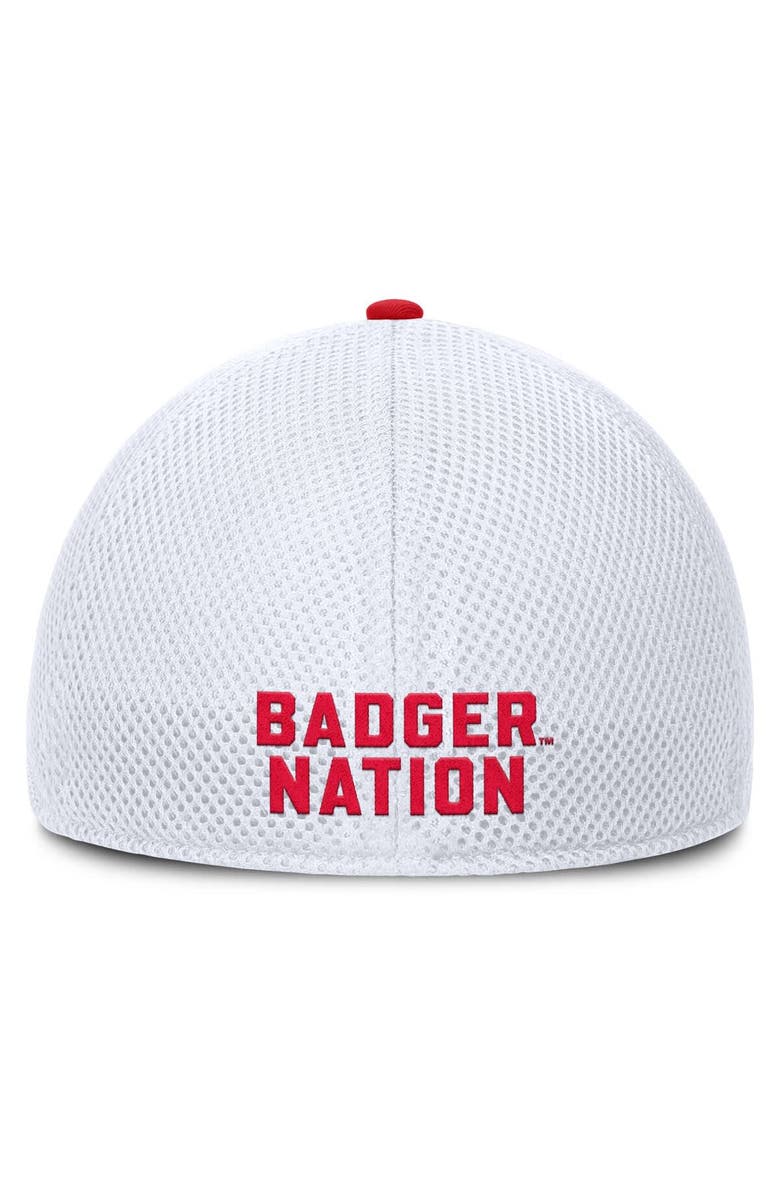 FANATICS Men's Fanatics  Heather Gray Wisconsin Badgers Trigger Flex Hat, Alternate, color, 