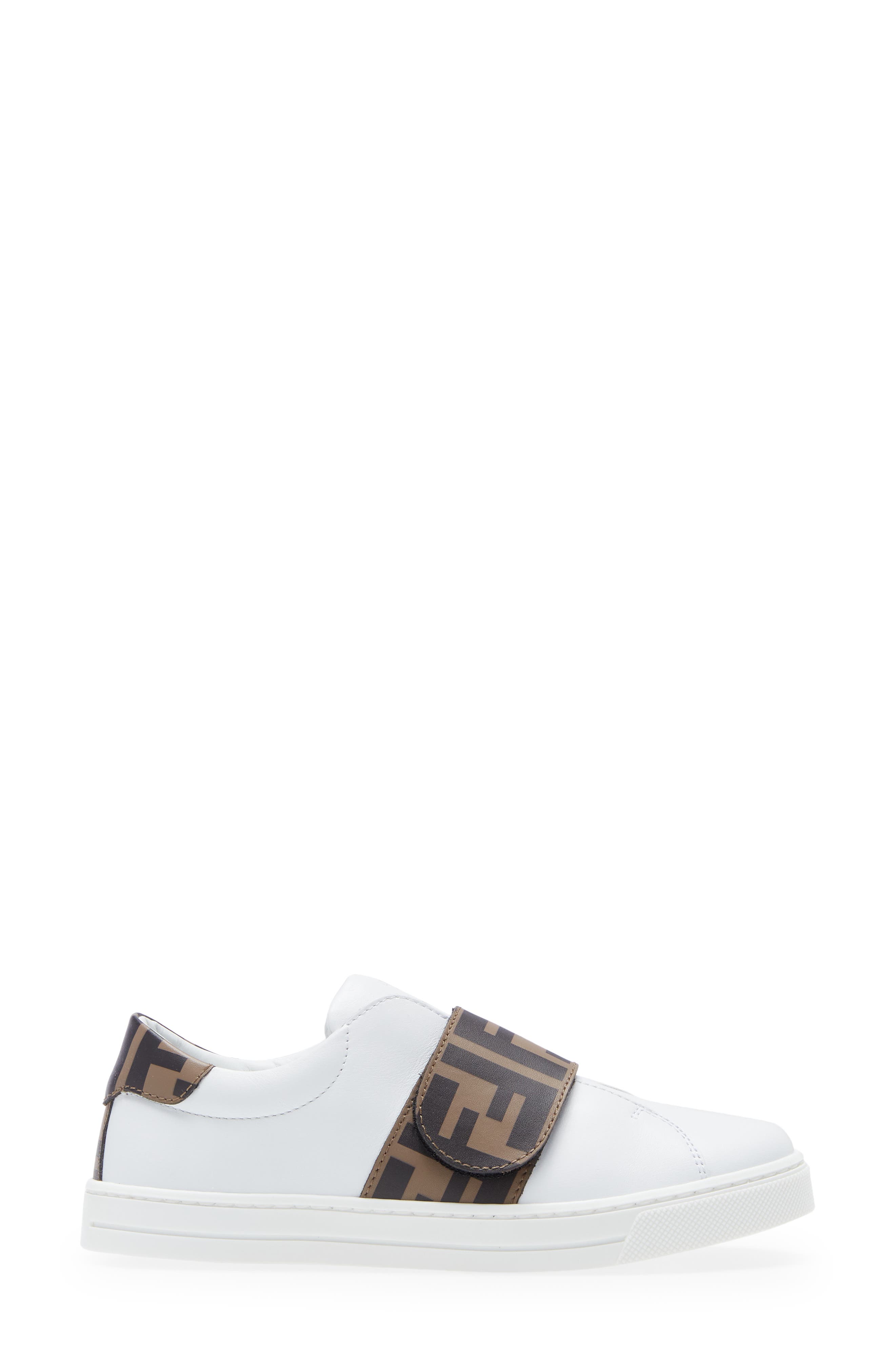 Kids' FF Logo Low Top Sneaker, Alternate, color, F0C1A WHITE