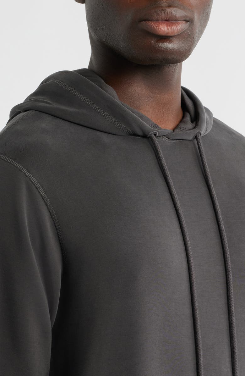 Daniel Buchler Supersoft Hoodie, Alternate, color, Charcoal