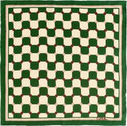 Lost Pattern Checkerboard Pocket Square