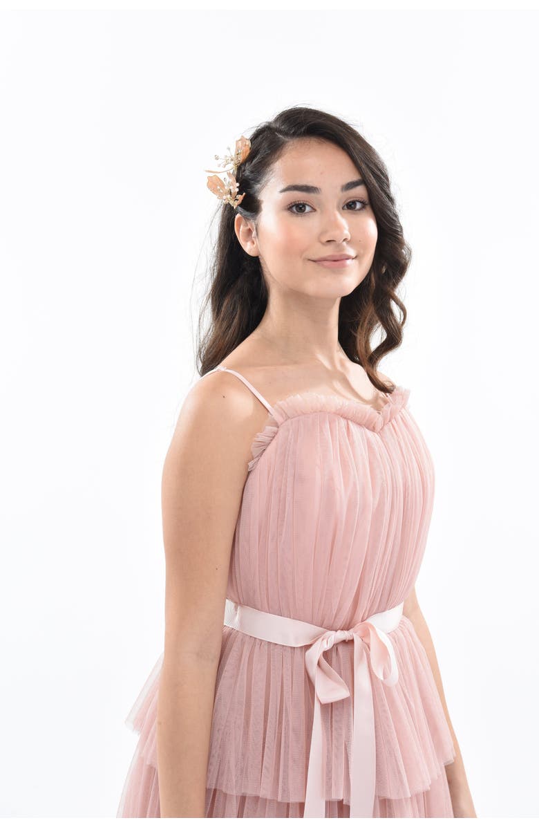 Tulleen Firenze Dress, Alternate, color, Blush