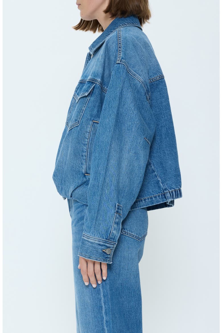 Bibi Denim Trucker Jacket, Alternate, color, HEARTFELT