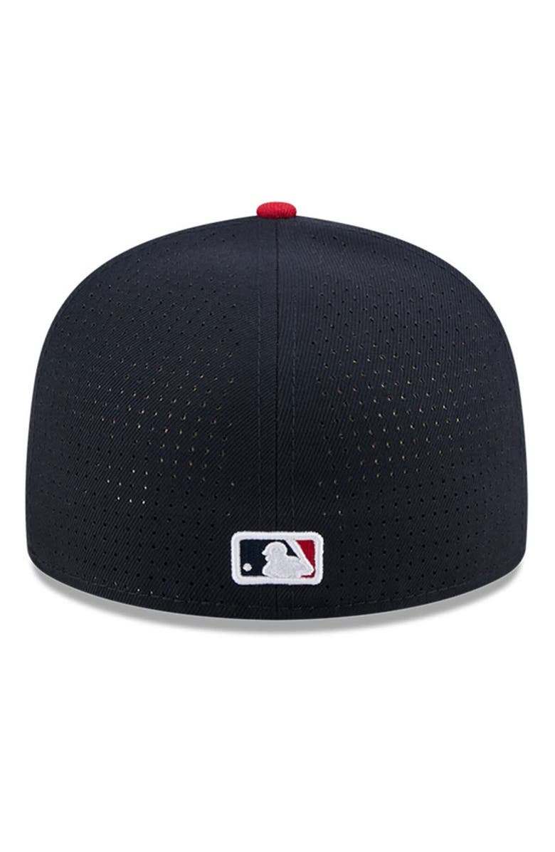 New Era Men's New Era Navy/Red Minnesota Twins 2025 MLB All-Star Game Workout Side Patch 59FIFTY Fitted Hat, Alternate, color, Navy