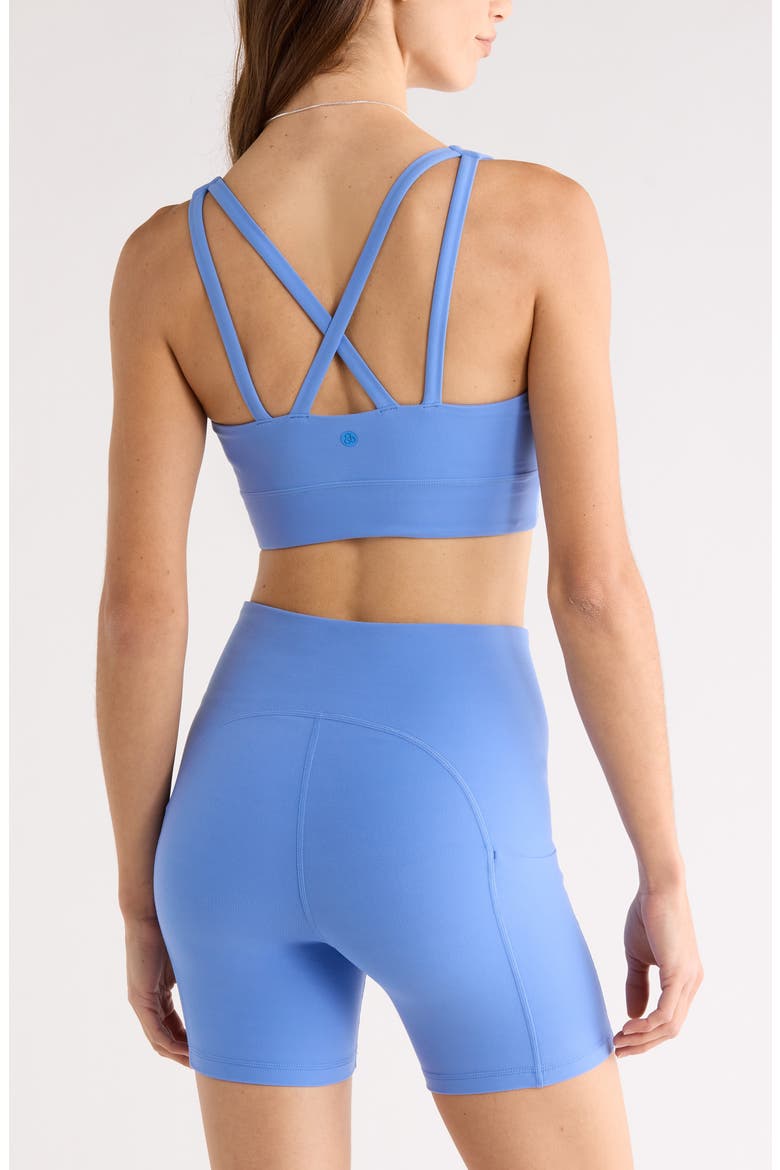 Studio Luxe Sweetheart Sports Bra, Alternate, color, BLUE AZURITE