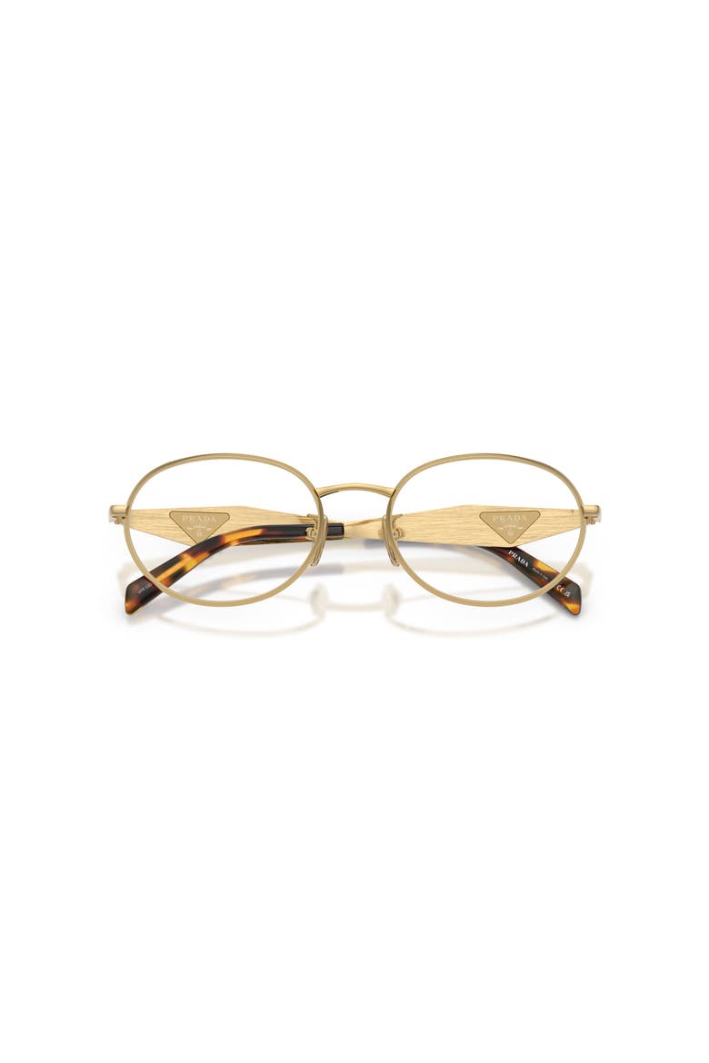 54mm Oval optical glasses, Alternate, color, Gold