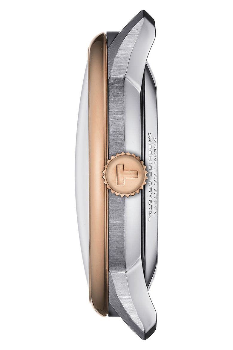 Chemin des Tourelles Powermatic 80 Bracelet Watch, 39mm, Alternate, color, GREY/ROSE GOLD