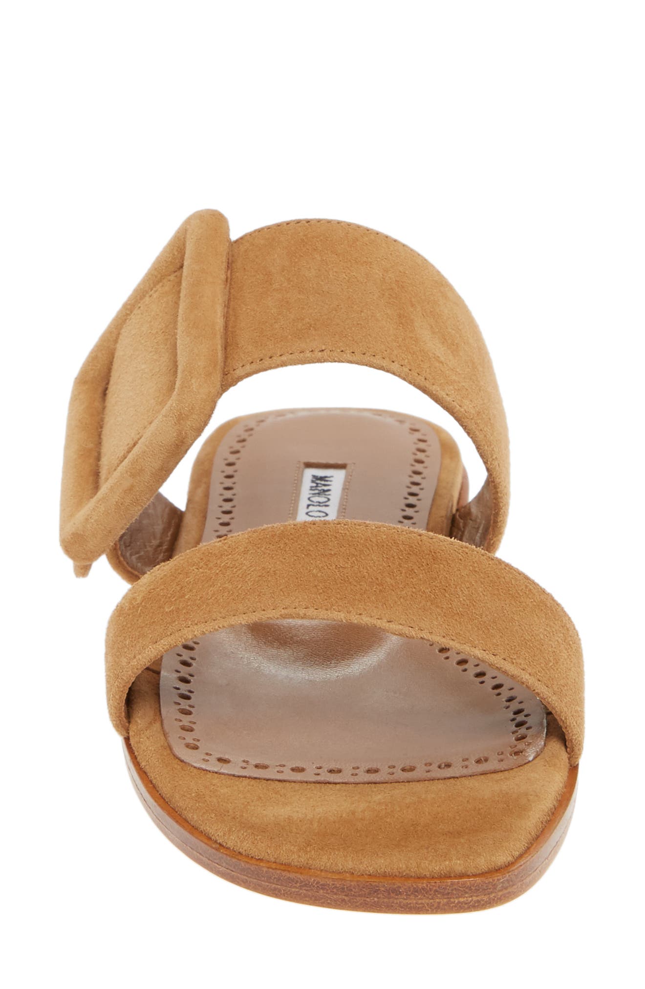 Manolo Blahnik Tituba Buckle Slide Sandal, Alternate, color, 