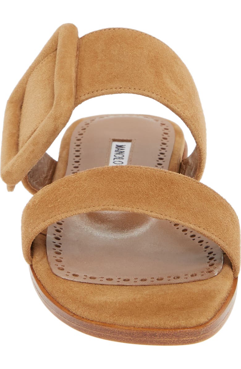 Manolo Blahnik Tituba Buckle Slide Sandal, Alternate, color,