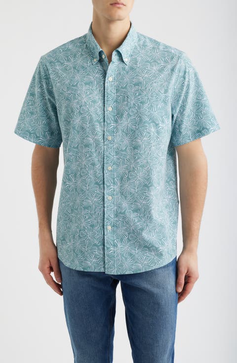 Mala Melia Short Sleeve Button-Down Sport Shirt