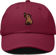 Dalix Capybara Embroidered Everyday Hat