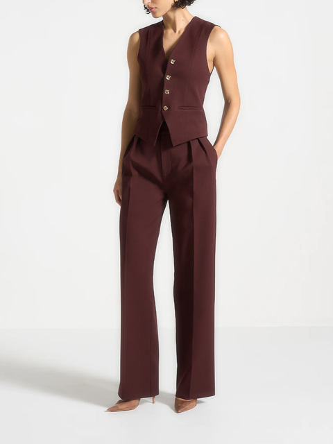 Julie Pleat Front Trousers