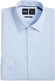 BOSS Hank Kent Slim Fit Performance Stretch Dress Shirt