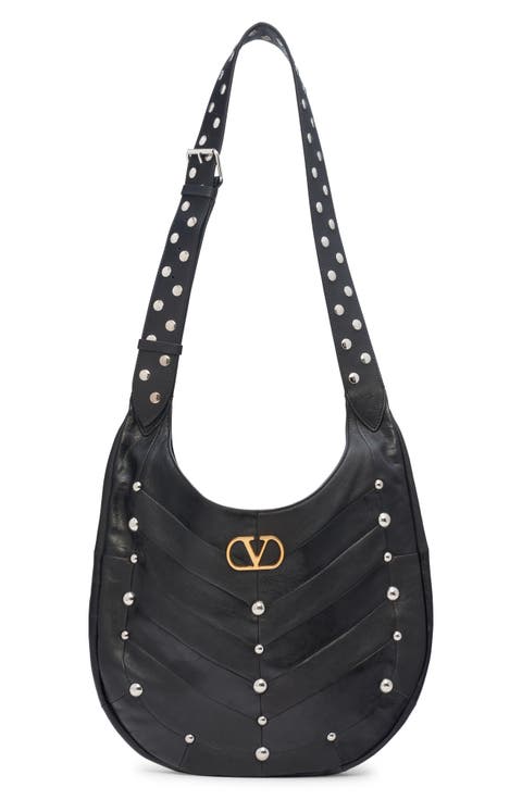 Small Hoboho Patchwork Leather Hobo Bag