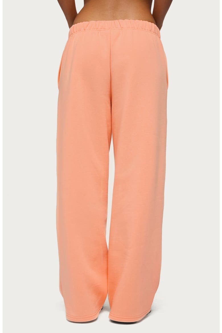 Basic Girl Cotton Blend Wide Leg Sweatpants, Alternate, color, ORANGE