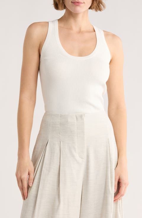 Scoop Neck Knit Tank