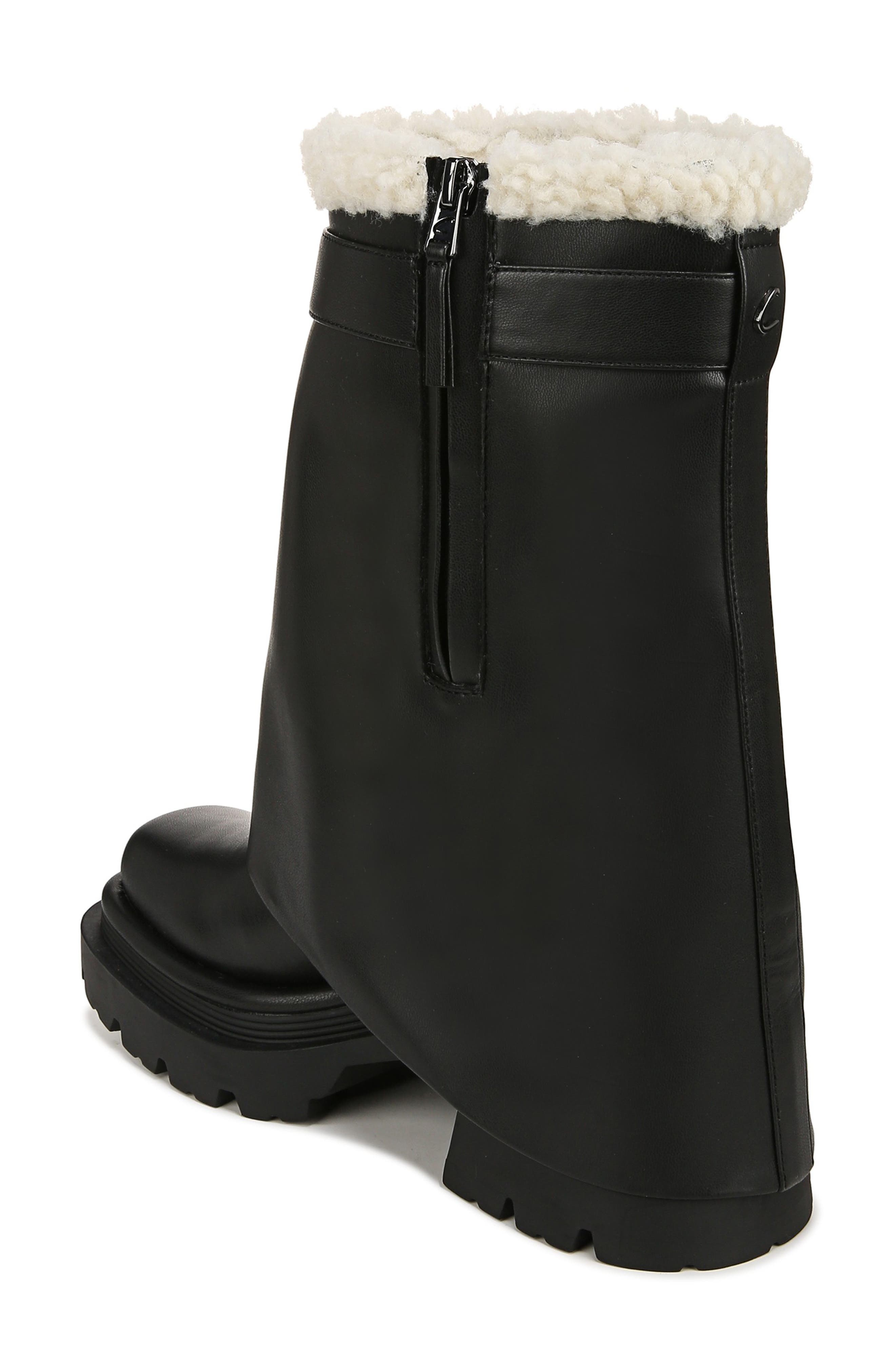 Circus NY by Sam Edelman Noah Faux Fur Trim Platform Boot, Alternate, color, 