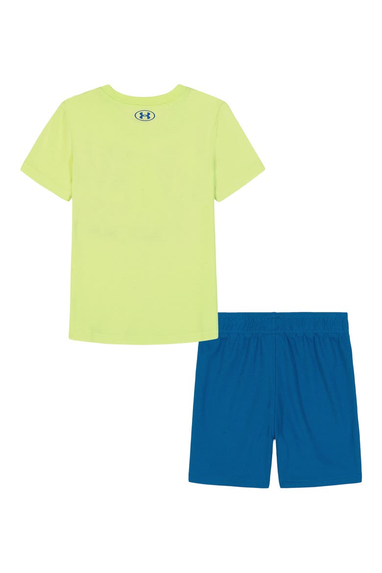 Biggie Hike Graphic T-Shirt & Mesh Shorts Set, Alternate, color, FADE GREEN