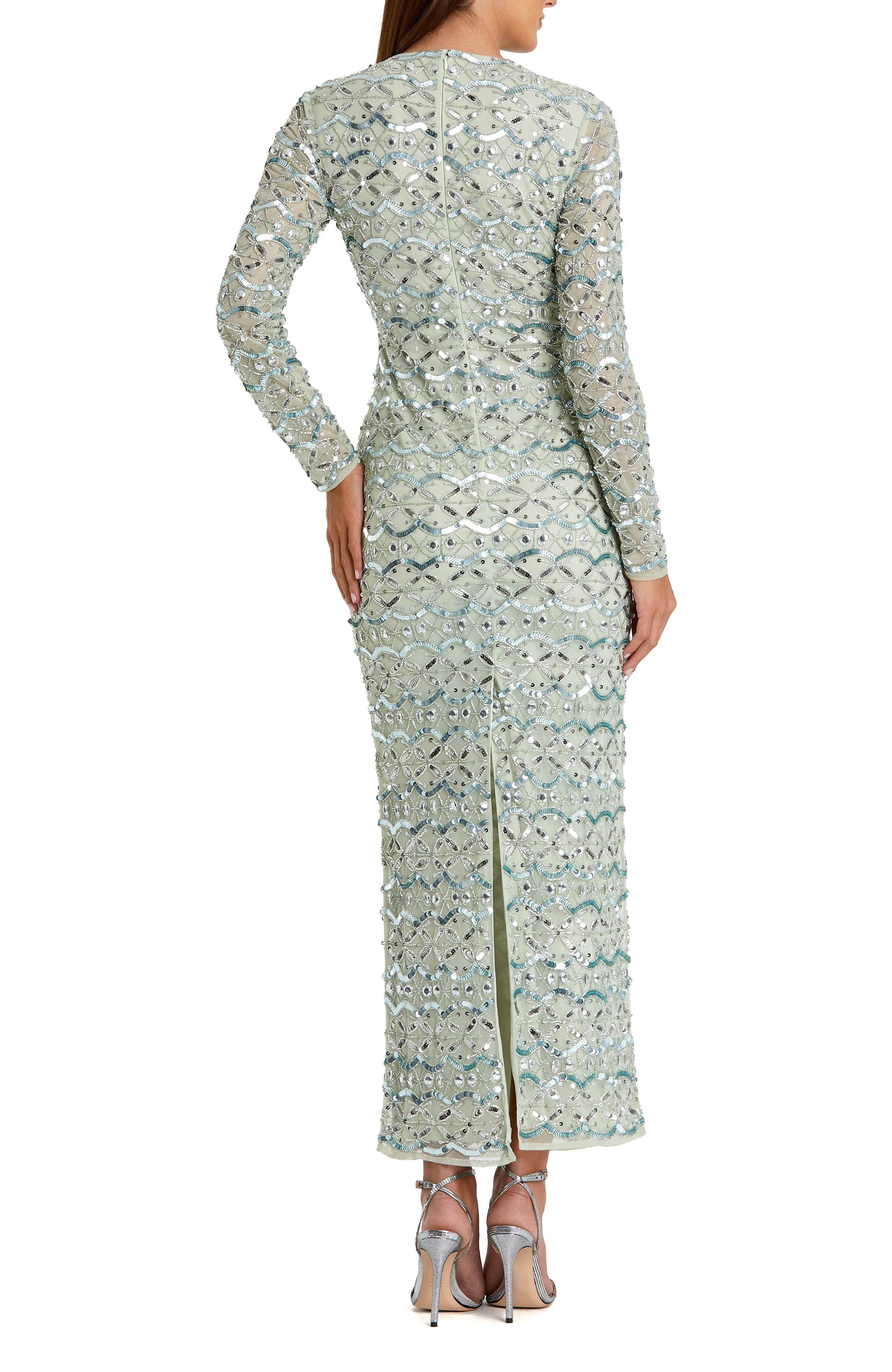 Long sleeve Embellished Dress - image 2