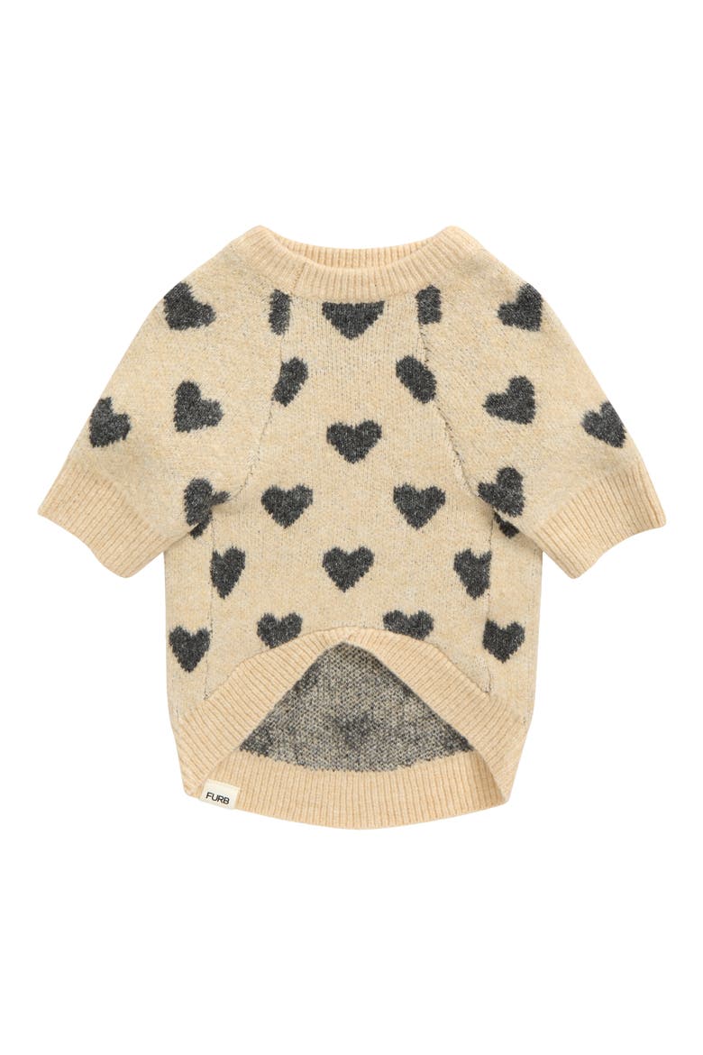 Lovebug Dog Sweater, Alternate, color, GREY
