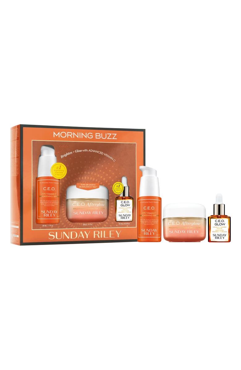 Sunday Riley Morning Buzz Set (Limited Edition) $150 Value, Main, color, 