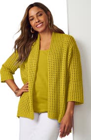 Jessica London Crochet Cardigan
