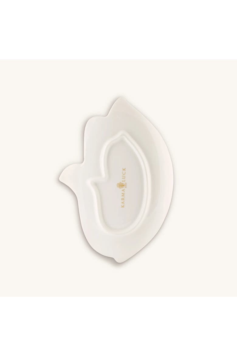 Reside in Protection - Hamsa Plate, Alternate, color, Blue/White