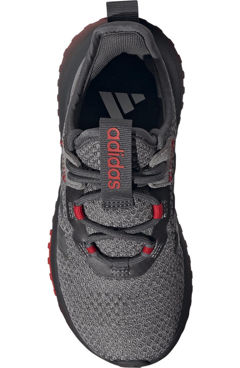 adidas Kids' Kaptir Flow 4.0 Sneaker, Alternate, color, Grey/ Better Scarlet