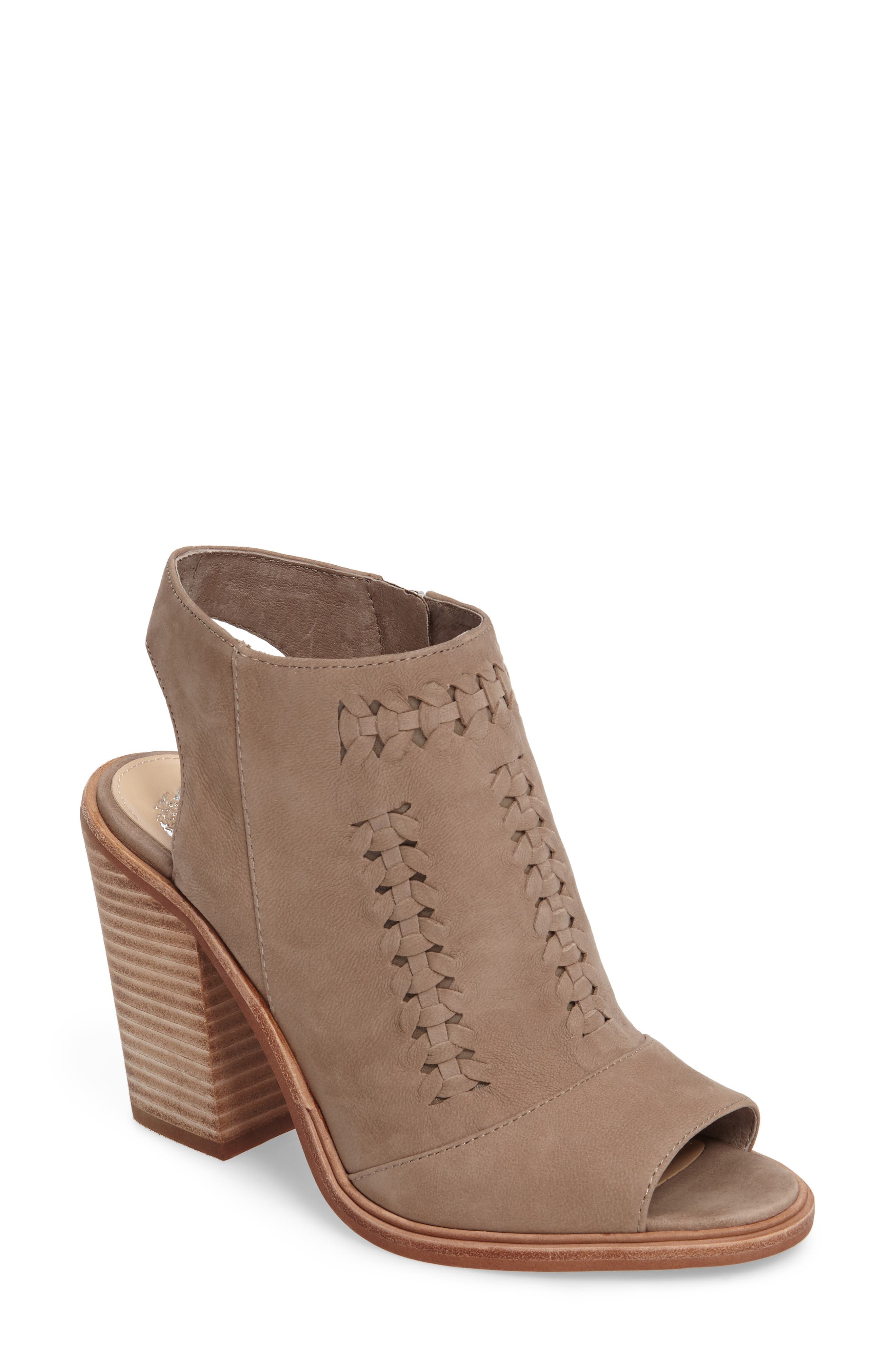 Katri Woven Bootie (Nordstrom Exclusive), Main, color, SMOKE SHOW LEATHER