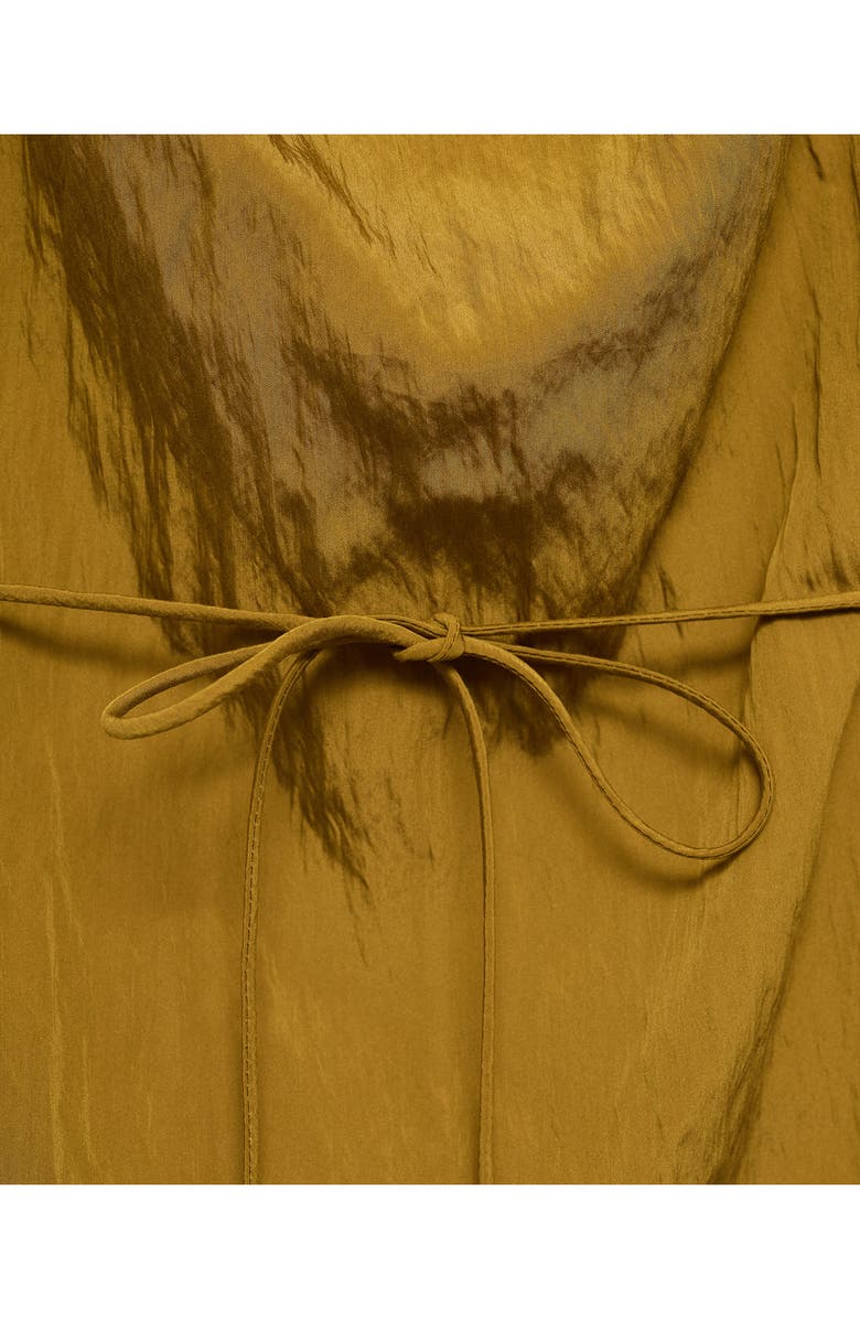 MANGO Texture Tie Waist Sleeveless Top, Alternate, color,