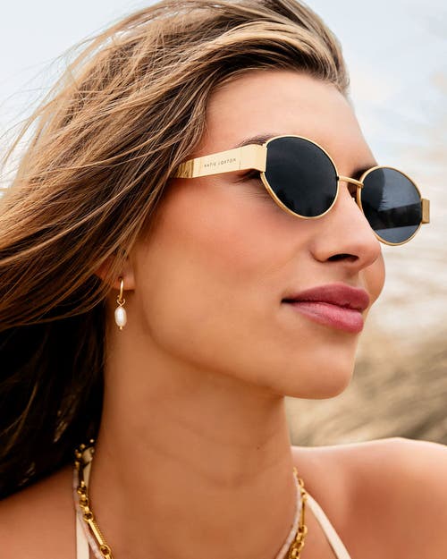 Katie Loxton Siena Sunglasses In Gold