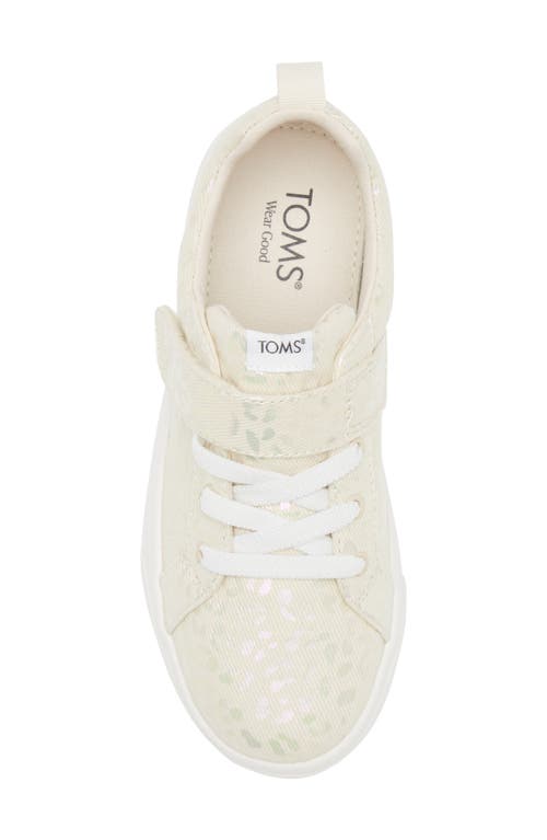 Toms Kids' Cruz Natural Iridescent Leopard Sneaker In Neutral