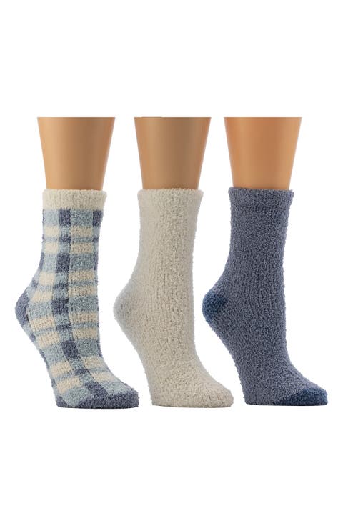 3-Pack Cozy Crew Socks
