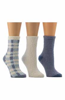 CUDDL DUDS 3-Pack Cozy Crew Socks