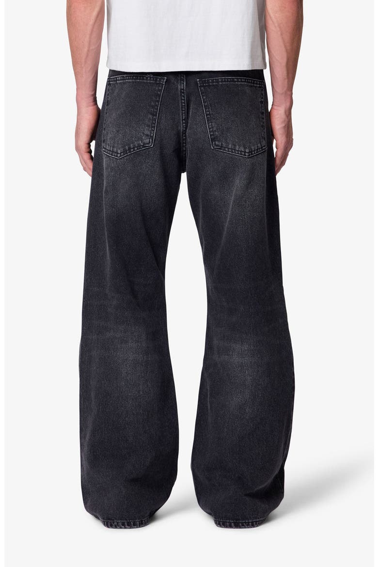 Mule Pocket Kick Flare Jeans, Alternate, color, WASHED BLACK