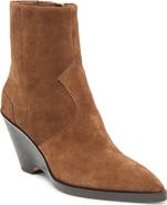Dolce Vita Ashtin Leather Wedge Bootie