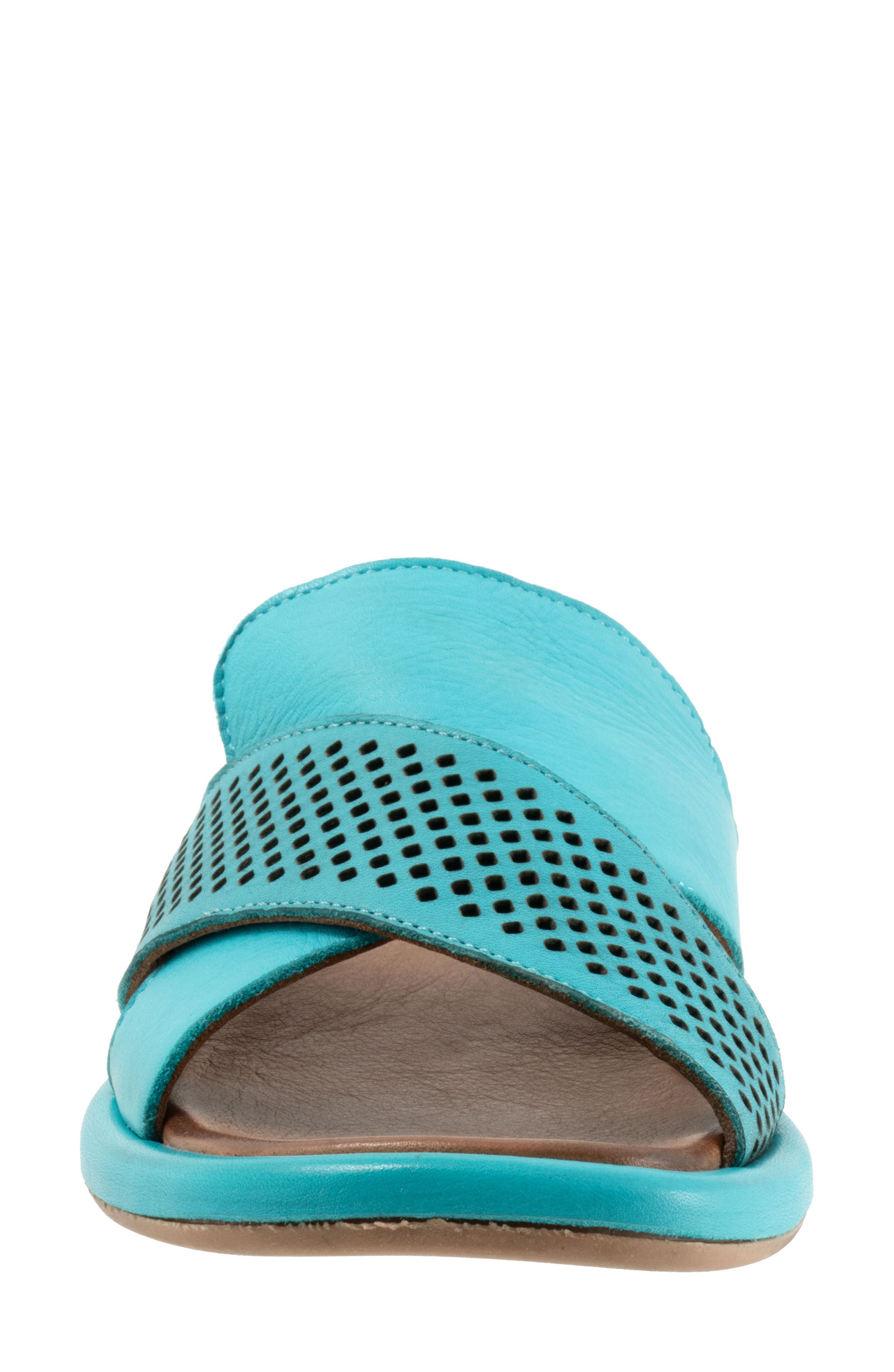 Eddison Slide Sandal, Alternate, color, TURQUOISE