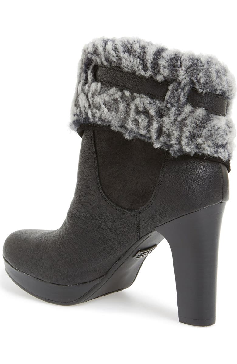UGG<sup>®</sup> Australia 'Scarlett' Fixed Cuff Platform Boot, Alternate, color,
