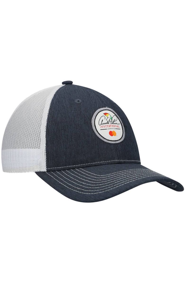 AHEAD Men's Ahead Navy/White Arnold Palmer Invitational Logo Mesh Snapback Hat, Alternate, color, Navy