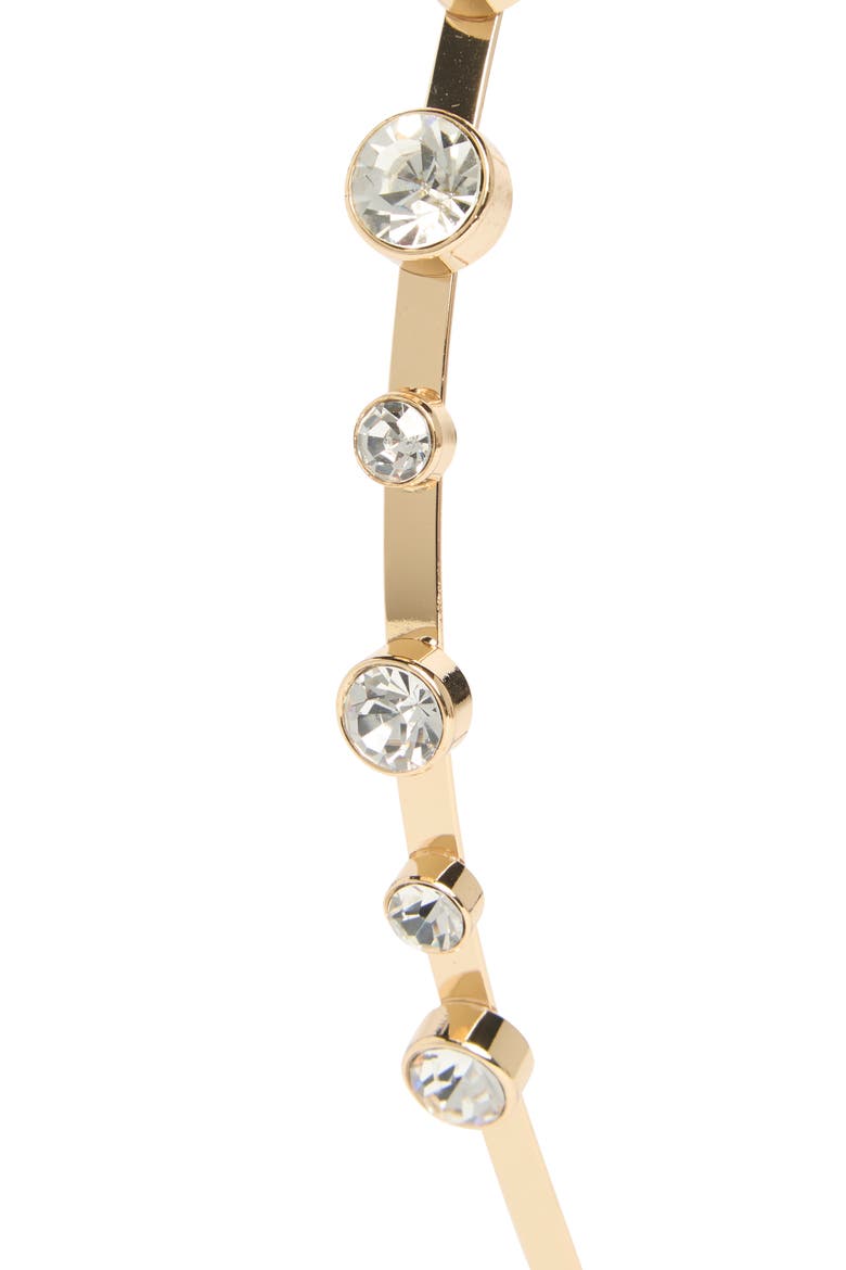 Crystal Studded Headband, Alternate, color, GOLD