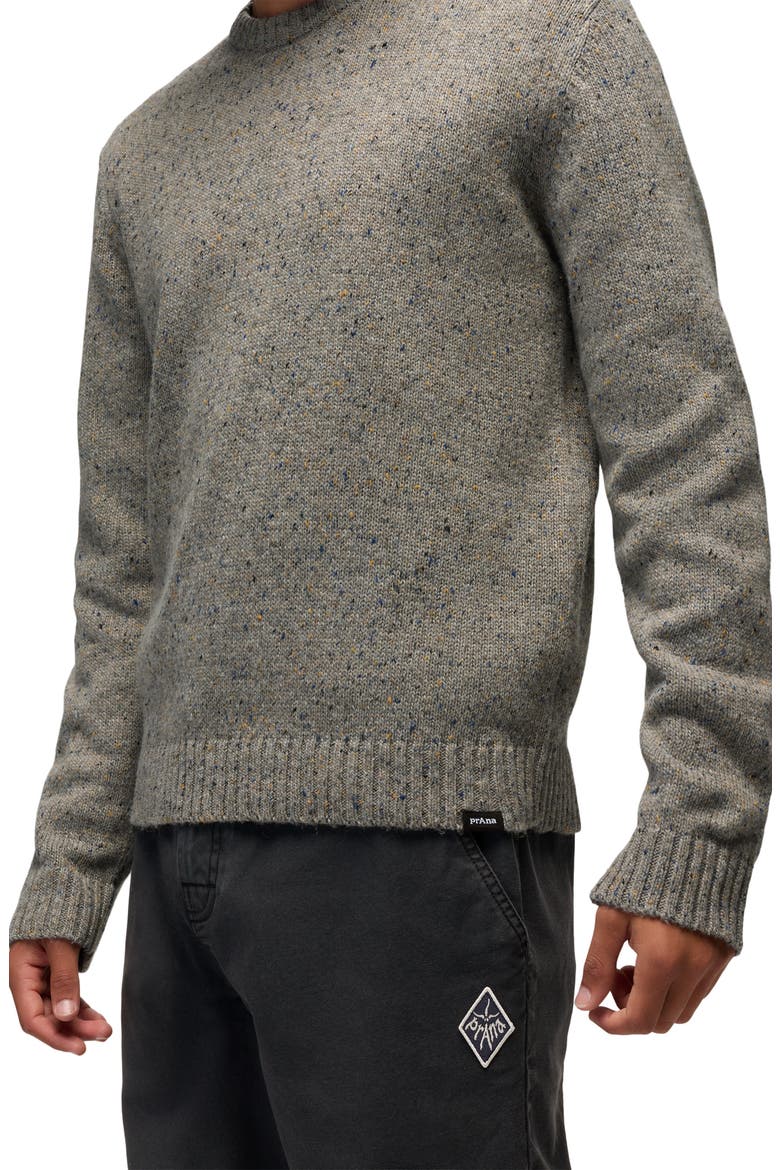 Coupeville Ombré Donegal Crewneck Sweater, Alternate, color, HEATHER GREY