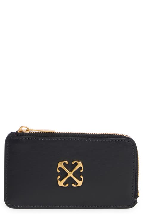 Jitney Zipped Leather Card Case