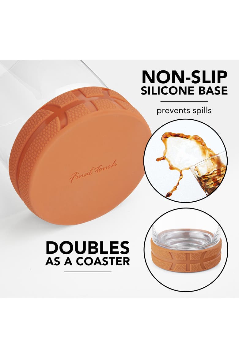 All-Star Basketball Tumbler with Ice Mould, Alternate, color, Clear