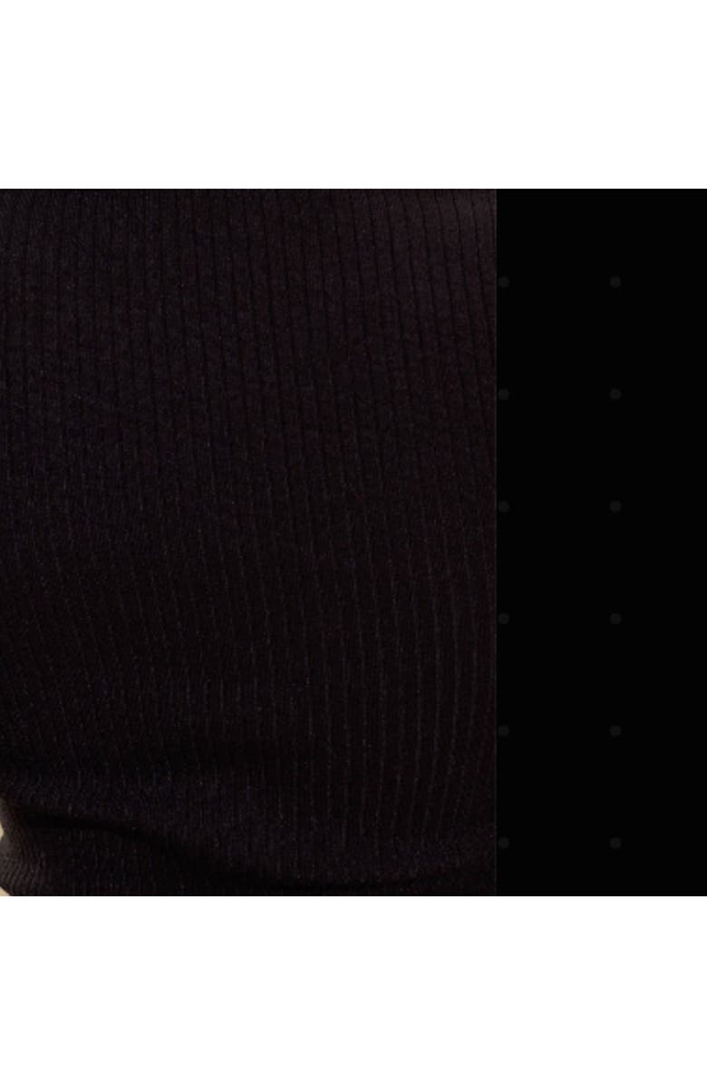 Cynthia Rowley Ues Rib Knit Polo, Alternate, color, Black